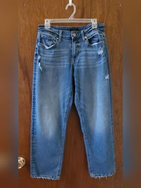 Edgely Mid Rise Distressed Boyfriend Jeans Sz 10
